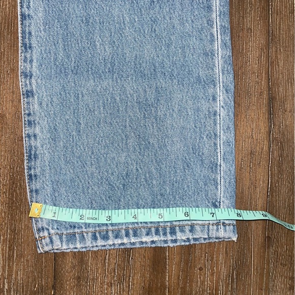 BLANK NYC Ankle Crop Jean Womens 25 Baxter High Rise Ripped Ribcage Straight Leg - Picture 12 of 14